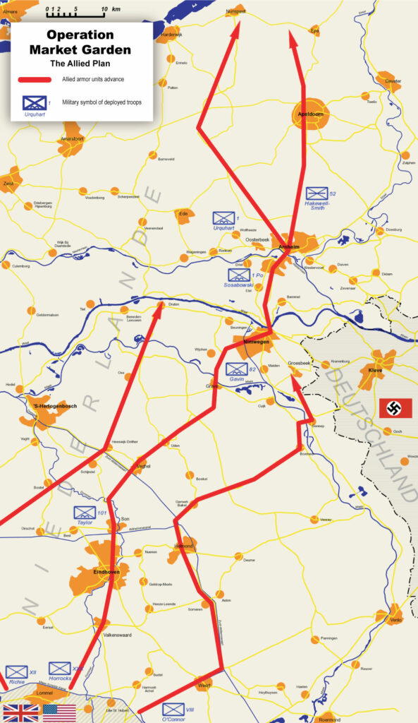 Area Of Operations - Operation Market Garden: TheAlliedPlan