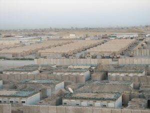 FOB Hammer, situata a est di Baghdad, in Iraq