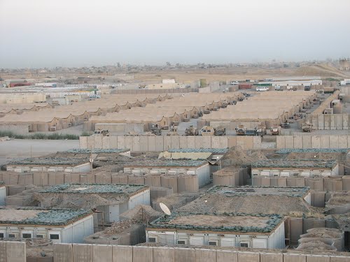 FOB Hammer, situata a est di Baghdad, in Iraq