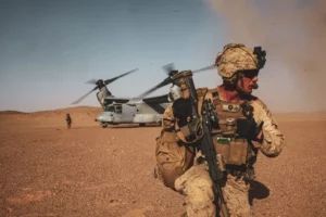 L'infiltrazione aerea di una QRF di Marines Americani in Arabia Saudita nel 2021