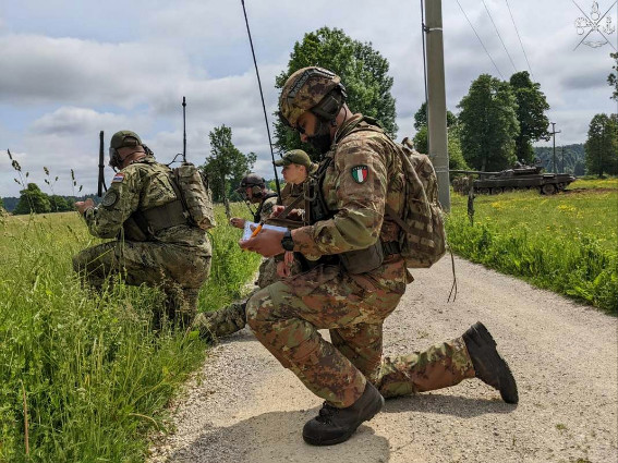 Un JTAC dell'Esercito Italiano