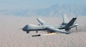 Render 3D di un General Atomics MQ-9 Reaper